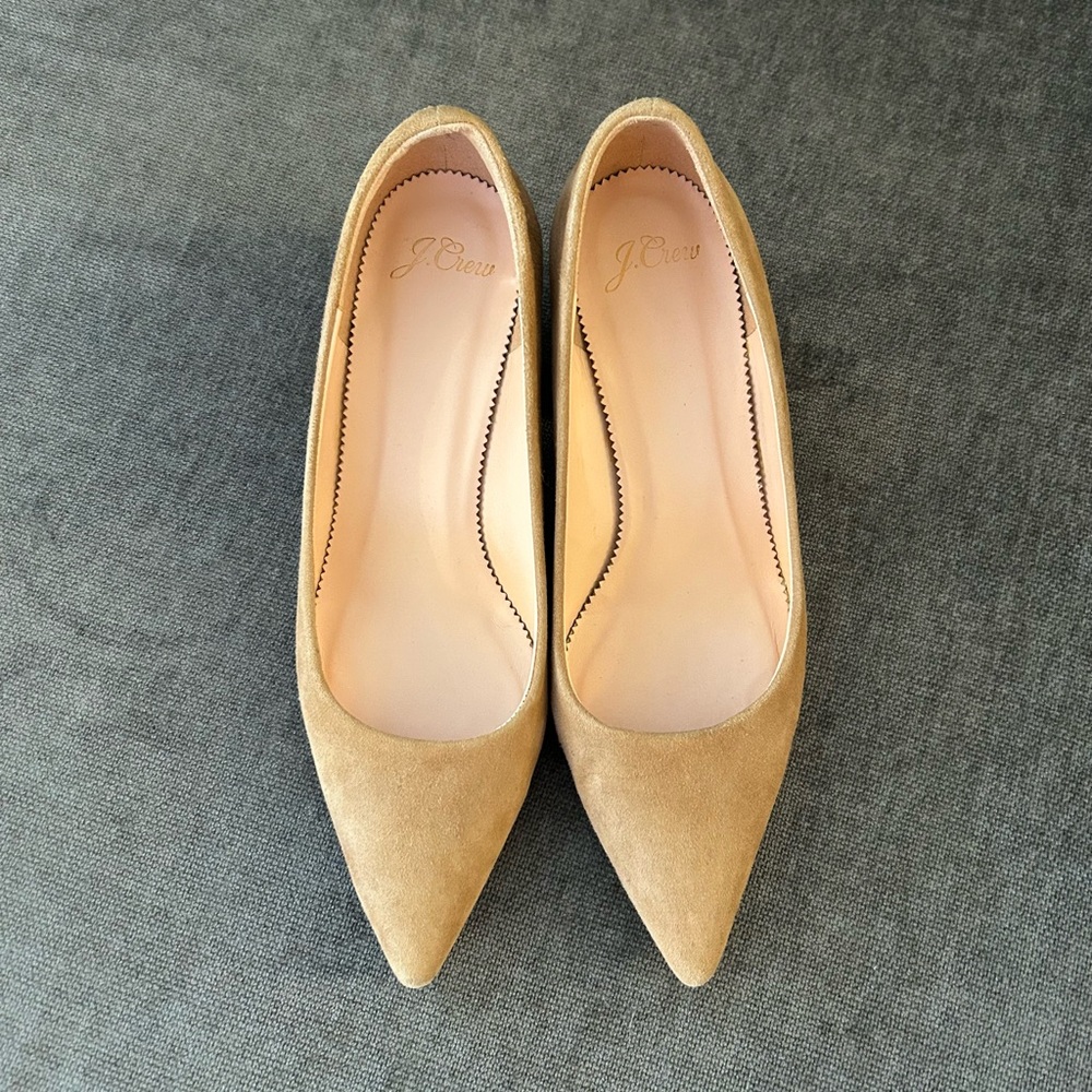 J. Crew Suede Block Heels